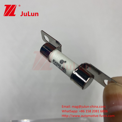 Ceramic Bolted EV Fuses 750V Breaking Capacity Mechanical Shock 25A 30A 40A 750VDC