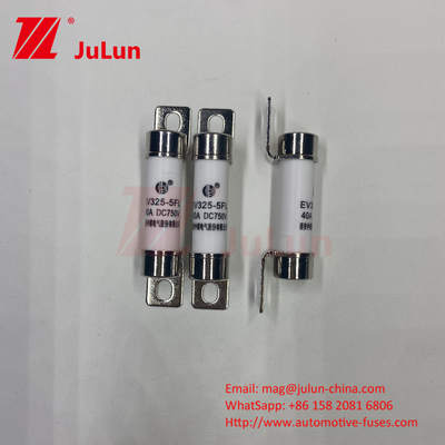 EV325 5FLL DC750V 10A 15A 20A With Ex10A-100A EV Charging Fuse With CeramicSand Outer Pipe