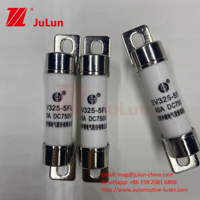 750VDC Energy Storage 10A 25A 30A 50A EV FUS Automotive Ceramic Copper Electric Vehicle Fuse For Energy Storage DC750V