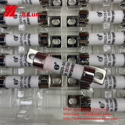750VDC Energy Storage 10A 25A 30A 50A EV FUS Automotive Ceramic Copper Electric Vehicle Fuse For Energy Storage DC750V