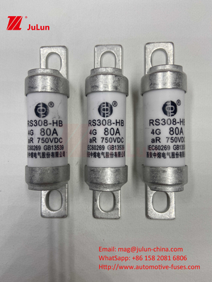 Electric Vehicle Fuse For Traction System Energy Storage And  Olted 750VDC 25A 30A 40A 50A  For RS308 HB EV