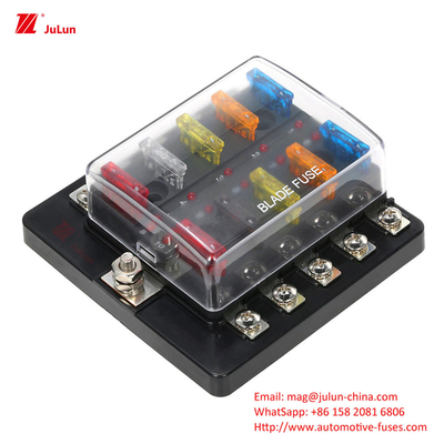 Eu UL Certified Bolt Type Copper Auto Fuse Holder 30A-500A Auto Fuse Box Assembly