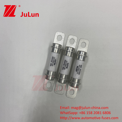 30A 20A Ceramic Tube M6 Bolt Type 15A Electric Vehicle Fuse Electric Vehicle 500VDC ESS Ceramic Fuse
