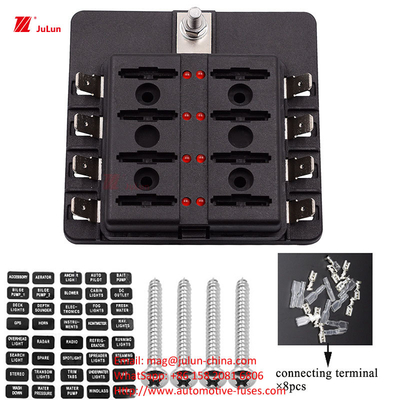 ANS/MIDI 30A-500A Small Copper Contact Fuse Holder Conforms To EU UL Standard For Automatic Resetting Of Automotive Fuse