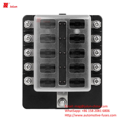 ANS/MIDI 30A-500A Small Copper Contact Fuse Holder Meets EU UL Standard 12-Way Fuse Box