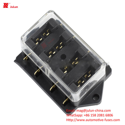 Eu UL Single/Bipolar 30A-500A Nylon Housing Fuse Holder Automotive Electronic Circuit Protection