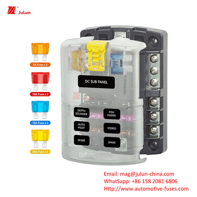 Eu UL Standard Automotive Circuit Breaker Bolt Fuse Holder 32V 30A-500A Nylon Housing