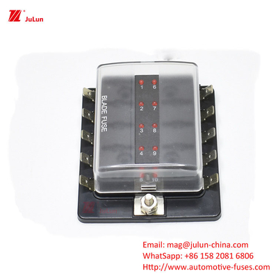 Eu UL Single/Bipolar 32V30A-500A Manual Reset Circuit Breaker Nylon Housing And 30/50 Amp Bolt Fuse Holder