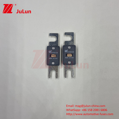EV320-5X Quartz Sand Outer Pipe 6kA DC EV Electric Vehicle Fuse  125A 70VDC Bolt