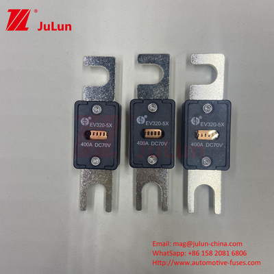 EV Electric Vehicle Fuse Boxed 70VDC Rated Voltage M6 Bolt Type 250A  EV320-5C