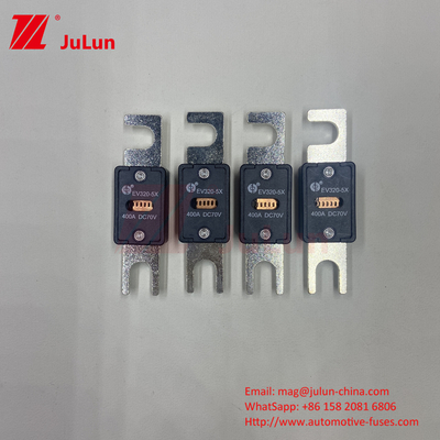 Electric Vehicle EV320-5X-225A 70VDC Voltage Automotive Fuse For EV Charging System M6 M8
