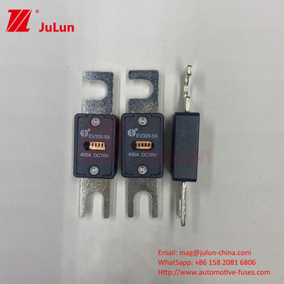 Electric Vehicle EV320-5X-225A 70VDC Voltage Automotive Fuse For EV Charging System M6 M8