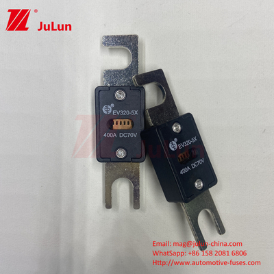 EV320-5X-350A-N 70VDC 6kA Ceramic Copper Electric Vehicle Fuse for EV Traction System Safety