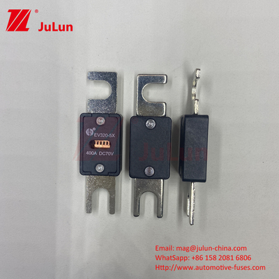 EV320-5X-350A-N 70VDC 6kA Ceramic Copper Electric Vehicle Fuse for EV Traction System Safety