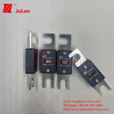 EV320-5X-450A-N 70VDC M6 M8 Portable EV Fuses Meet ISO8820-5 Standard for Automotive Powertrain and Electrical Systems