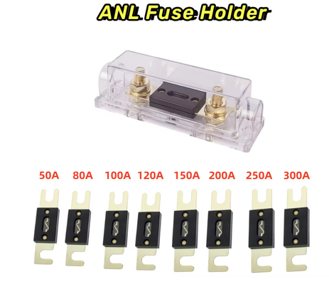 M5 12V Waterproof Fuse Holders with Drop Protection