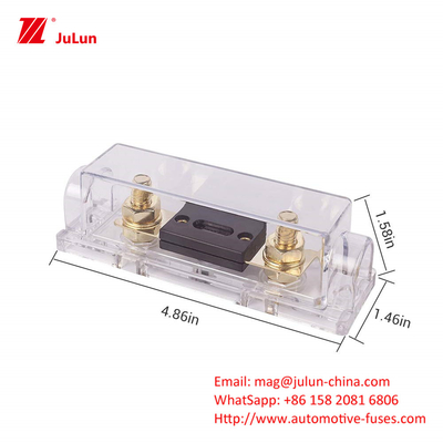 Red Black Silicone Low Voltage Fuse Holder