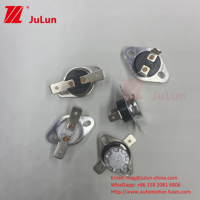 KSD301 130°C Durable Jump Switch With ≥100000 Times Life Cycle And Normally Closed Contact Type
