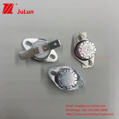 KSD302 Manual Reset KSD301 Bimetal Thermostat , Electric Appliances Thermal Cutoff Fuse
