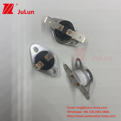 KSD301 Model Imetal Manual Reset Temperature Switch Movable / Immovable Mounting Bracket Available