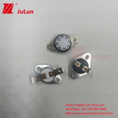 Disc Type KSD301 Bimetal Thermostat Plastic / Ceramic Body Optional