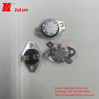 KSD301 KSD302 KSDCustom Bimetal Thermostat , AC 125V 250V Rated Thermal Disk Switch