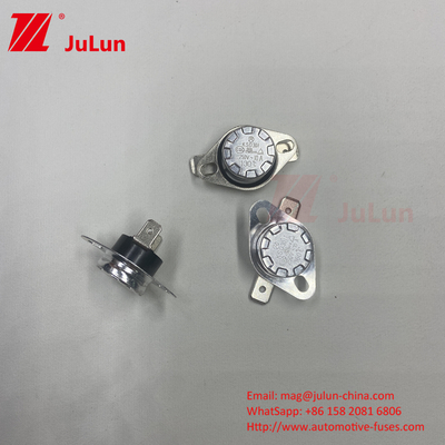 Hermal Switch Contact AC250VManual Reset Thermal Protector Microwave Ovens Use Over Heat KSD Bimetal Thermostat