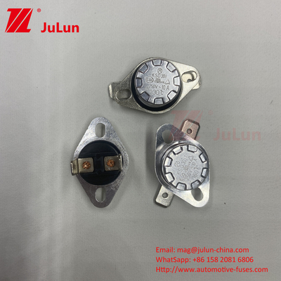 Hermal Switch Contact AC250VManual Reset Thermal Protector Microwave Ovens Use Over Heat KSD Bimetal Thermostat