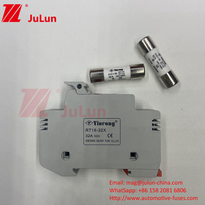 PV-30 CE TUV 10*38mm Dc 6A,8A,10A,12A,15A,20A,25A,32A PV Solar Dc 1000V Fuse With Fuse For Solar PV Module Protection