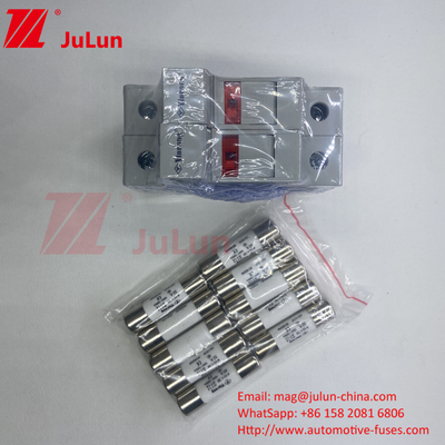 Solar Pv Fuse Din Rail Solar Fuse Holder Holder For Photovoltaic Inverter  Inline Fuse Cylindrical Fuse Holder