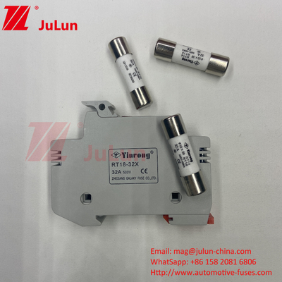 1000VDC Solar Fuse Ceramic 30kA 10x38mm Low Price 10x85mm PV Solar Ceramic DC Fuse Link 1500vdc  PV Fuse Fa