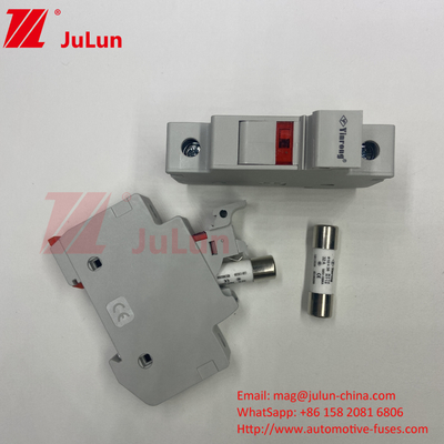 1000VDC  Solar PV Fuse Holder With 30kA 32A 63A 125A Din Rail Mounting Fuse Holders Fuse Holder B