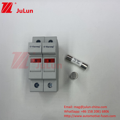 TUV CE 10*38mm DC 1000V Solar PV Fuse Fusible 20A With LED Fuse Holder Protection Forfor Solar Inverter