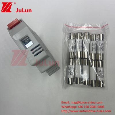 Ceramic Solar PV Fuse For Solar Inverter 1000DC 1500DC 32a 40a 50Amp Solar Power PV Dc Electric Fuse Holder With 14