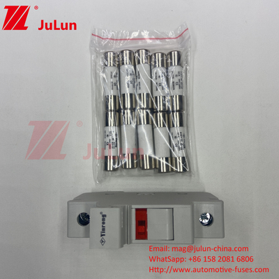 Silica Fuse For Photovoltaic Bus Box 30kA Breaking Capacity Rated Voltage 1000VDC/1500VDC/500VDC