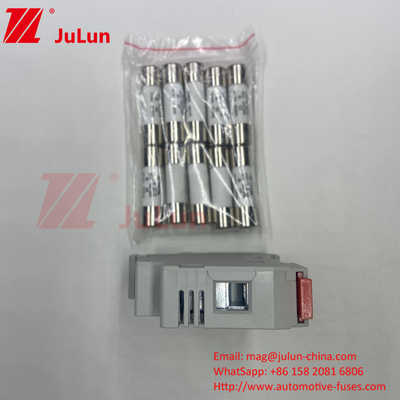 Professional Factory BYPV-18 1pole 16a 1000v Certified Cylindrical Ceramic Fuse With 30kA Breaking Capacity
