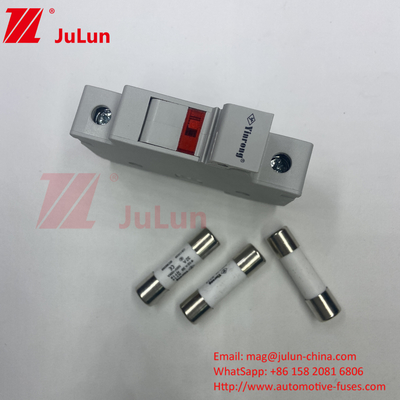 Professional Factory BYPV-18 1pole 16a 1000v Dc Din Rail Fuse Holder With 1500v Dc Fuse For Solar