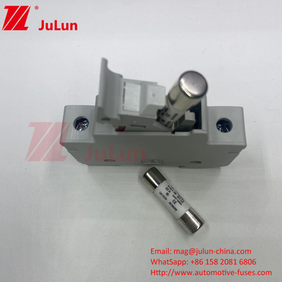 Professional Factory BYPV-18 1pole 16a 1000v Dc Din Rail Fuse Holder With 1500v Dc Fuse For Solar