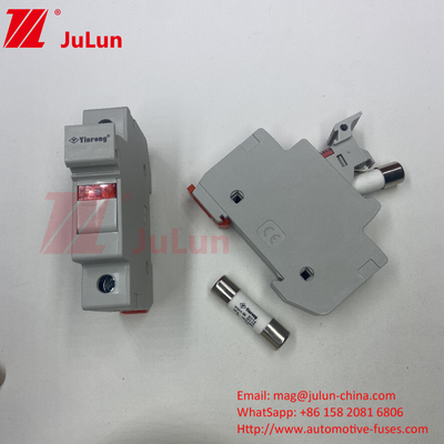 Solar Photovoltaic Protection RT18-32 15A 20A 32A Fuse Holder With Led Indicator For S