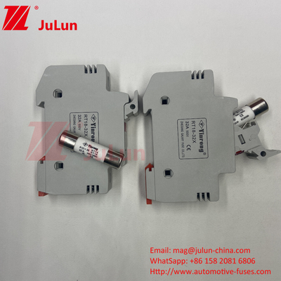 IEC60269.6 Standard 1000VDC High Voltage Solar Fuse Marine Solar Fuse Holder With Fuse