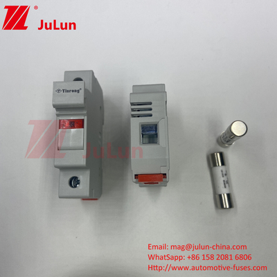 1000VDC 32A Solar Fuse Holder With Fuses For PV Inverters RT18-32 15A 20A 32A Fuse Holder With Led Indicator For Solar P
