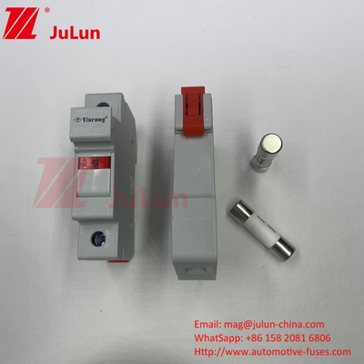 10A-63A Cylindrical Fuse For Solar Energy System Protection Solar DC 1000V PV Fuses 6A 10A 15A 20A 25A 30A High Voltage