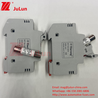 10A-63A Cylindrical Fuse For Solar Energy System Protection Solar DC 1000V PV Fuses 6A 10A 15A 20A 25A 30A High Voltage