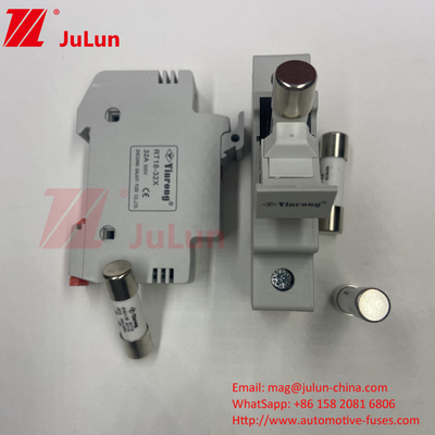 Solar PV Fuses For Photovoltaic Bus Box Protection DC 1000V PV Fuses 6A 10A 15A 20A 25A 30A High Voltage For Solar