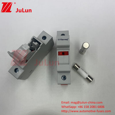 Solar PV Fuses For Photovoltaic Bus Box Protection DC 1000V PV Fuses 6A 10A 15A 20A 25A 30A High Voltage For Solar