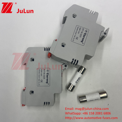 Solar PV Fuses For Photovoltaic Bus Box Protection DC 1000V PV Fuses 6A 10A 15A 20A 25A 30A High Voltage For Solar