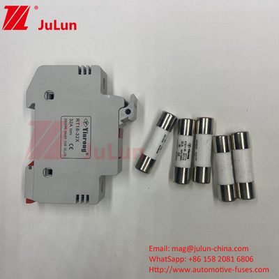 Solar Photovoltaic Inverter Fuse For Extreme Temperatures 40A DC 1500 FUSE Holder Matched With 14*51mm