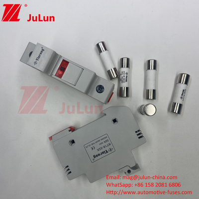 10x38mm Ceramic Solar PV Fuse For Photovoltaic Module Protection