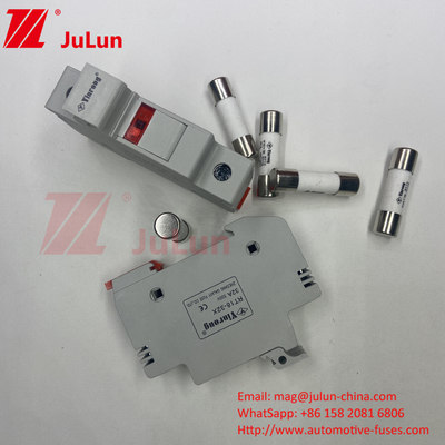 10x38mm Ceramic Solar PV Fuse For Photovoltaic Module Protection