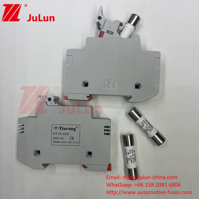 Solar PV Ceramic Fuse Holder With Breaking Capacity 1000VAC/DC 300A Ceramic Fast-Acting Fuse For Photovoltaic Ch